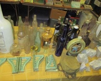 Soda Milk and Liquor Bottles