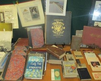 Antique Books Photos and Advertising