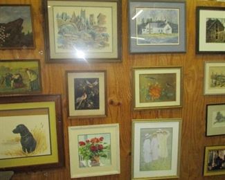 Paintings and art work