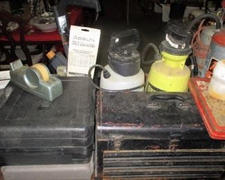 Tool Boxes and Sprayers