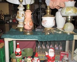Lamps and Christmas Items