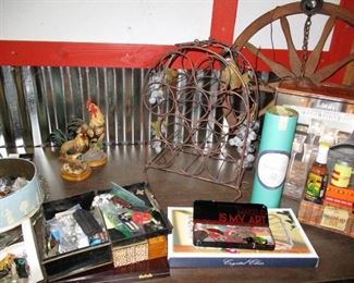 Wine Racks and Figurines