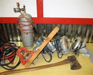 Axe Saws and Torch