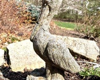 $28. Pelican Statue. Sunshine on his shoulders, this bird is a happy dude!