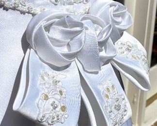 Alternate view of White Wedding Gown.