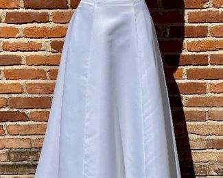 $150. White Wedding Gown with Beaded Details. Cue the wedding march, wedding season is upon us! Make our estate sale your bridal shop. This dress is far too spectacular to pass up!