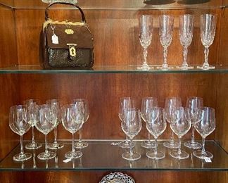 We have full cabinets of dinner & glassware waiting to find new homes! Stop by the sale this weekend for a good look at our items.