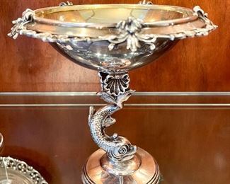 $300. Sterling Silver Coy Candy Dish.