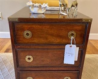 $450. Authentic MCM 3-Drawer Side Chest by Heritage Furniture. 17 x 23 x 22.