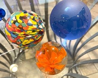 Paperweights of all colors and sizes. Starting at $18.
