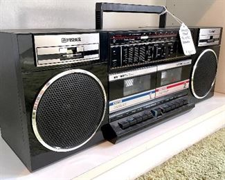 $50. Vintage Fisher PH-W402 Boombox. No guarantees that the love of your life will be holding it, serenading you outside your window, but, hey… might as well try.