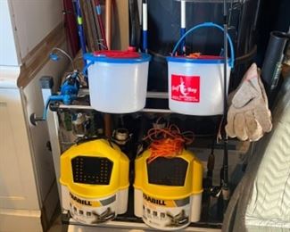 Fishing poles and Supplies