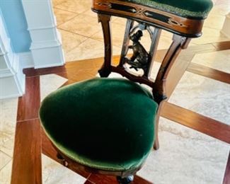 antique smoking chair – beautiful!