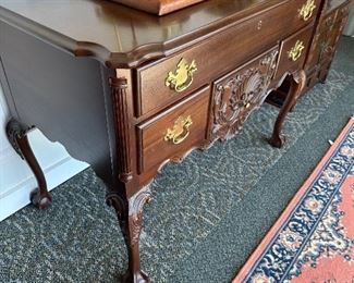 chippendale mahogany lowboy