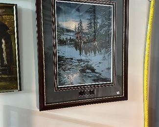 Large framed civil war print 50% off