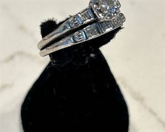 14k diamond wedding/engagement set