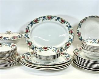 Fine Booth's Florandora China Plate Tureen Large Lot