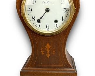 Seth Thomas Antique Balloon Mantle Clock with winding key and pendulum