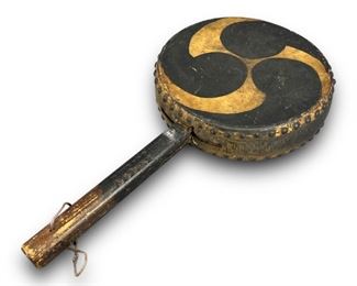 Vintage Hand Crafted Himalaya Shaman Drum Folk Art