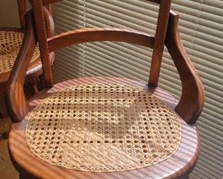 Vintage 1920's Cane Seat Chair