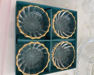 4 bowl condiment byMikasa brand new we have 3 boxes a total of 12