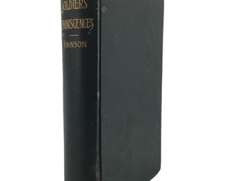 1886 A Soldier’s Reminiscences Book by Johnson
