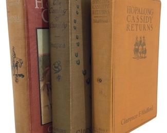 3pc 1910 Hopalong Cassidy Books By Mulford
