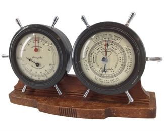 Vintage Airguide Weather Station Barometer 1947
