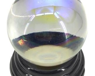 Crystal Ball Glass Orb on Stand
