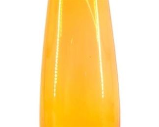 Vintage Orange Glass Vase
