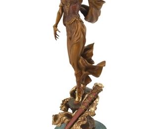 Limited Edition Bronze Morgan Le Fay Sculpture
