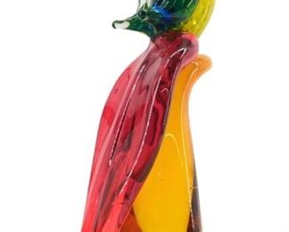Fifth Avenue LTD Crystal Art Glass Parrot
