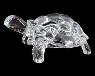 Crystal d'Arques French Artistic Crystal Turtle
