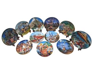 11pc Disney's 40th Anniversary Collectors Plates
