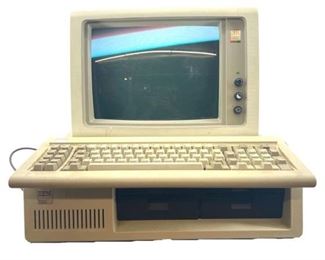 IBM 5163 Monitor Keyboard And 5150 Disc Drive

