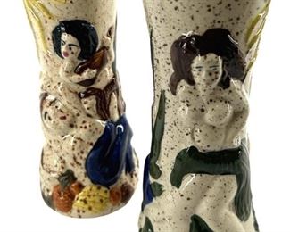 2pc. 1963 Trader Vic’s Ceramic Vases

