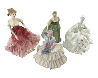 4pc. Vintage Royal Doulton Porcelain Figurines
