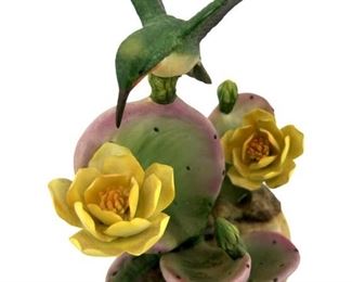 Andrea by Sadak “Hummingbird" Ceramic Sculpture
