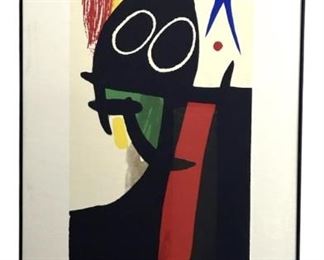 Joan Miró Abstract Lithograph
