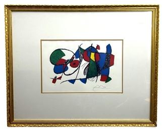Signed Joan Miró Lithograph
