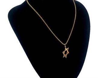 14k Gold & Precious Stone Necklace
