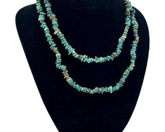 Vintage Turquoise Strand Necklace
