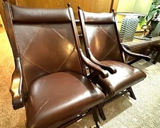 Beautiful leather chairs 