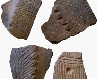 Mohawk Indian Pottery Artifacts Pieces 