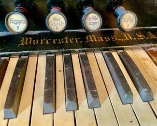 Original Youkers Bush Church Organ made by Loring and Blake Pump Organ Co. c. 1889