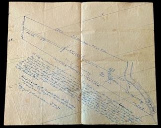 Survey Map of John and Peter Klock South of Turnpike Rd near Mohawk River