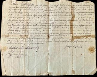 1802 Land Sale from Peter Klock to George Klock