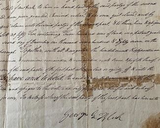 1802 Land Sale from Peter Klock to George Klock