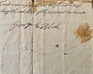 1802 Land Sale from Peter Klock to George Klock