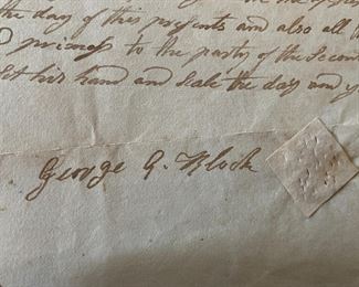 1813 Land formerly Phillip Livingston's divided unto George Klock  on the Southside of the Mohawk River in the Town of Canajohary 